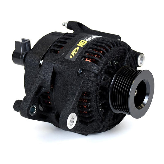 HD High Output Alternator (New) Wrinkle Black XD510 For 1990-1998.5 Dodge 5.9L Cummins